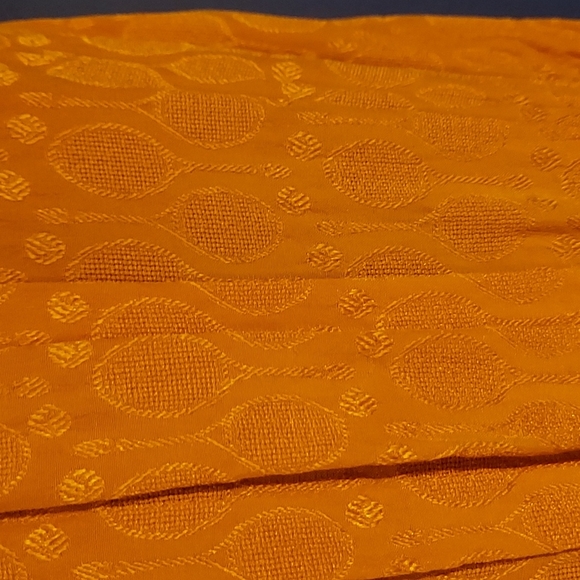 Anthropologie Dresses & Skirts - Anthropologie Orange Tennis Dress 100% Silk